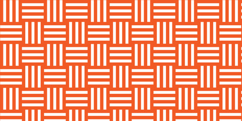 Minimal line Seamless geometric pattern with shapes. Decoration and maze ornament square graphic wall tile.	