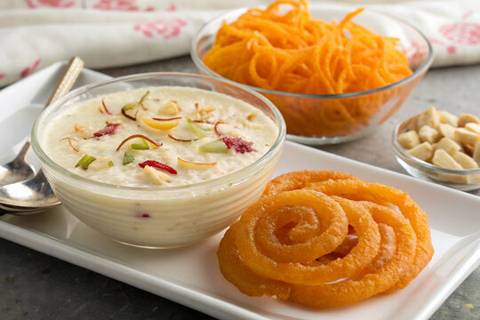 rabri faloda with jalebi