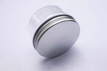 Bottle or Jar Packaging Mockup on an Isolated White Background