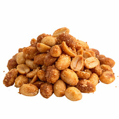 Fototapeta premium Roasted Peanuts A Delicious Snackon transparent background