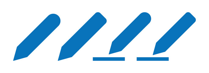 Edit icon set. Edit text icon. Pencil. sign up. Notepad edit document with pencil icon. Pencil symbols for writing, Note taking, and editing. 