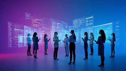 Businessman using mobile smartphone and icon network connection data with growth graph customer, digital marketing, banking and payment online, analysis and planning of business, Generative Ai