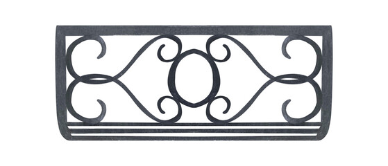 Terracotta flower pot illustration with watercolor texture, classic curved shape. Hand-painted clip art isolated on white.Perfect for botanical arrangements, garden designs, and spring decor projects