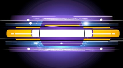 Abstract graphic design with vibrant colors and futuristic elements.