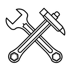 wrench and screwdriver