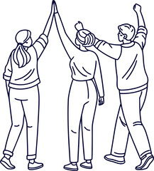 man and woman in the office