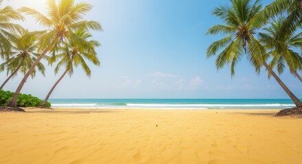 Fototapeta premium Tropical beach scene