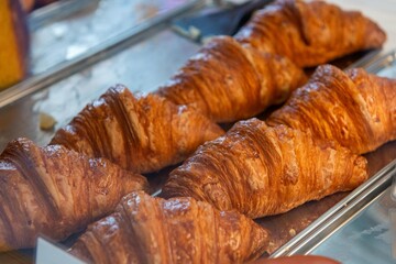 店頭に並んだクロワッサン