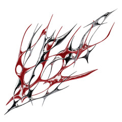 Necro Chrome Red Neotrbal