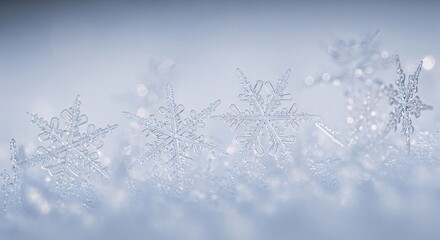 Frosty Winter Leaves with Ice Crystals