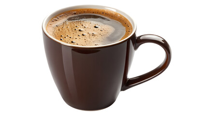 isolated coffee cup with hot americano
