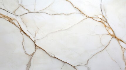White Marble with Brown Veins Texture Background