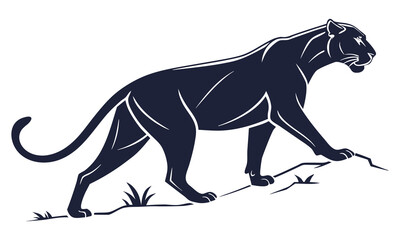 Eye-Catching Panther set Silhouette Illustration