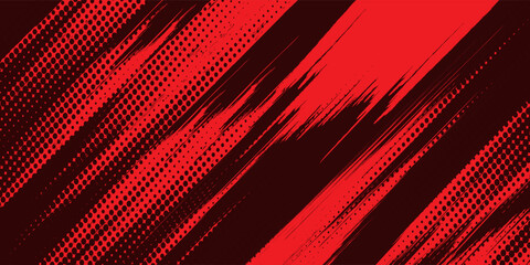 black red dragon decal brush fire volcano lava sakura Asia Japan anime style illustration sporty background banner style illustration. modern