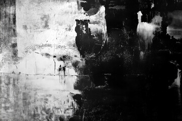 Obraz premium Grunge background of black and white illustration