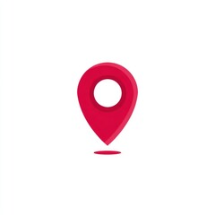 Red location pin icon