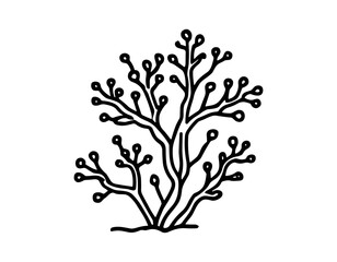 vector tree silhouette