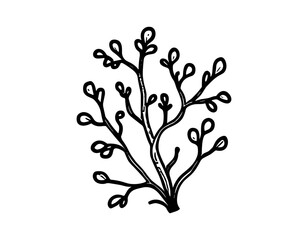 vector floral tree