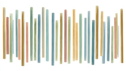 Colorful, vertical, abstract shapes