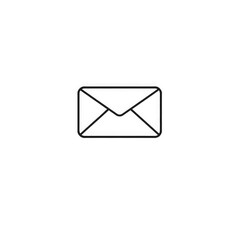 e mail icon with transparent background PNG and JPEG image	