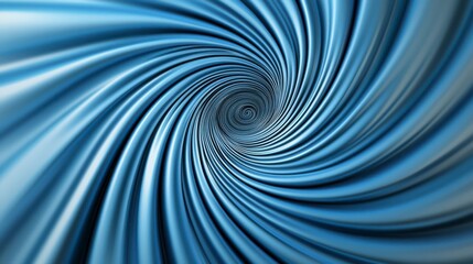 Fototapeta premium Abstract Swirling Blue and Gray Spiral Vortex Background