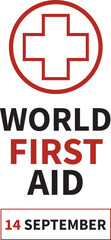 World First Aid Day Design Illustration