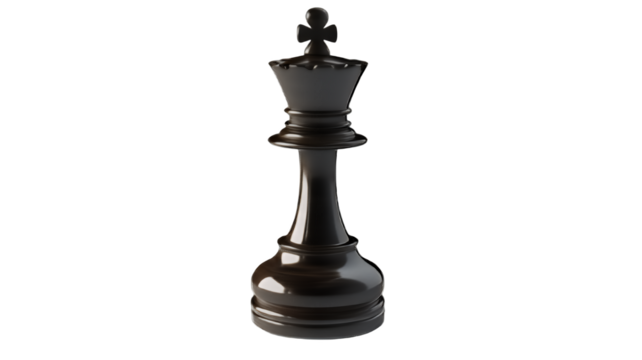 black chess piece