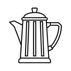 Fototapeta premium kitchenware beverage pot design