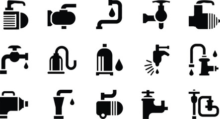 Black water pump and faucet set