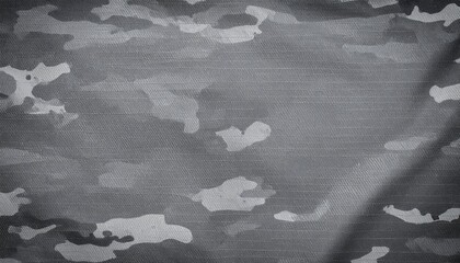Grey camouflage fabric texture