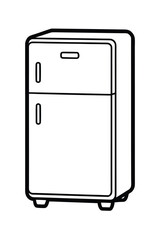 modern refrigerator appliance clipart