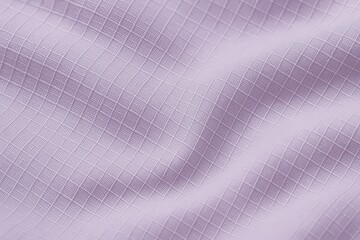 High Zoom Detail of Soft Lilac Ripstop Fabric &ndash; Clearly Defined Grid Spacing