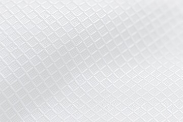 Fototapeta premium Macro Image of Pure White Ripstop with Plastic-Coated Fibers – Ultra Clean Composition