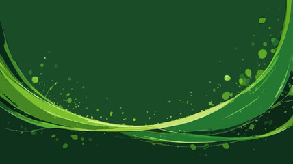 Fototapeta premium Abstract green technology geometric background with geometric square, circle, stripes line and shadow. Modern futuristic background .Green Background 