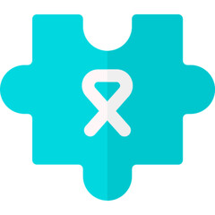 Fototapeta premium International Asperger Day Icon