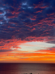 Sunrise over the ocean in San Jose del Cabo, México I Dreamy sky