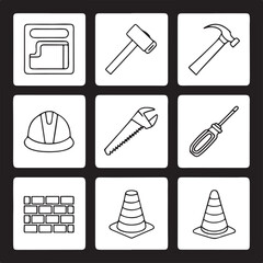 Obraz premium Abstract geometric shape silhouette design