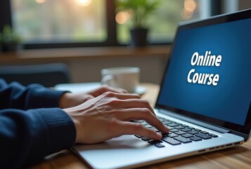 Registration on online courses.
