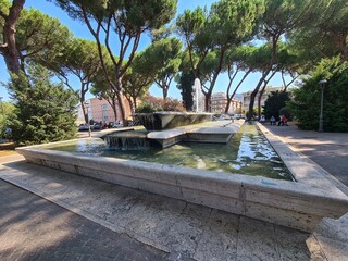 2022.07.24 Tivoli, Italy, an evocative image of the palaces and daily life in the village