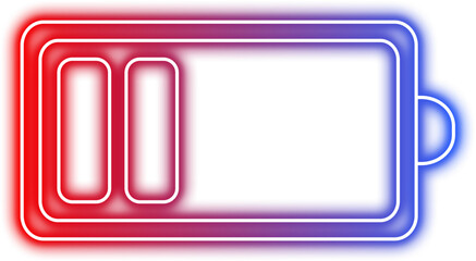 Neon Battery Icon