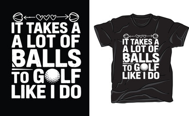 Love Golf Life Style t-shirt design sport typography