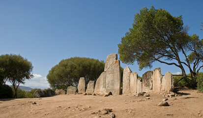 Li Lolghi giant's grave, Sardinia