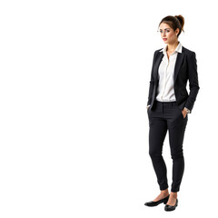 Businesswoman presenting ideas in an office setting professional environment confident viewpoint