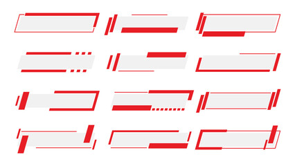 title box with red and white business icons