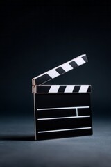 Film clapperboard poised for action, evoking Cinema Paradiso nostalgia, ideal for World Cinema Day or Indie Film Fest celebrations