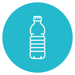 Fototapeta premium Water Bottle icon vector image. Can be used for Morning and Breakfast.