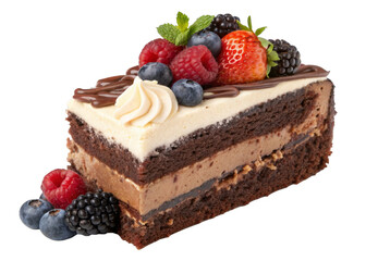  dessert on a isolated transparent background	