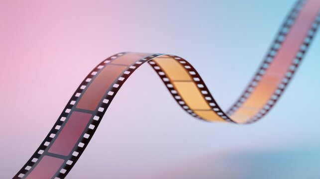 Filmstrip unfurls like a nostalgic ribbon, capturing echoes of vintage cinema and World Day for Audiovisual Heritage wonders