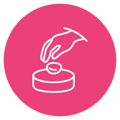 Herbal Massage icon vector image. Can be used for Spa.