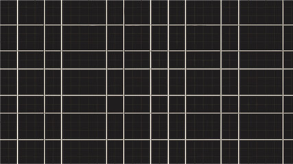 High-Contrast Black and White Graph Paper Pattern